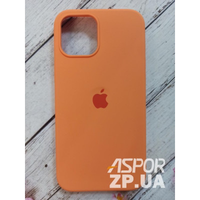 Накладка (з мікрофіброю) Silk Original Full Cover для iPhone 12 Pro Max 6.7`- №48 помаранчевий Накладка (з мікрофіброю) Silk Original Full Cover для iPhone 12 Pro Max 6.7`- №48 помаранчевий