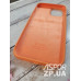 Накладка (з мікрофіброю) Silk Original Full Cover для iPhone 12 Pro Max 6.7`- №48 помаранчевий