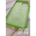 Накладка (з мікрофіброю) Silk Original Full Cover для iPhone 12 Pro Max 6.7`- салатовий