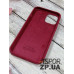 Накладка (з мікрофіброю) Silk Original Full Cover для iPhone 12 Pro Max 6.7`- №35 світло- бордовий