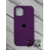 Накладка (з мікрофіброю) Silk Original Full Cover для iPhone 12 Pro Max 6.7`- темно- фіолетовий