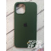 Накладка (з мікрофіброю) Silk Original Full Cover для iPhone 12 Pro Max 6.7`- хакі