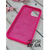 Накладка (з мікрофіброю) Silk Original Full Cover для iPhone 12 Pro Max 6.7`- №39 яскраво- рожевий