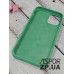 Накладка (з мікрофіброю) Silk Original Full Cover для iPhone 12/12 Pro 6.1`- №51 світло- зелений