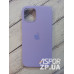 Накладка (з мікрофіброю) Silk Original Full Cover для iPhone 12/12 Pro 6.1`- бузковий