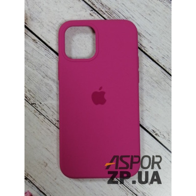 Накладка (з мікрофіброю) Silk Original Full Cover для iPhone 12/12 Pro 6.1`- №54 сливовий Накладка (з мікрофіброю) Silk Original Full Cover для iPhone 12/12 Pro 6.1`- №54 сливовий