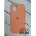 Накладка (з мікрофіброю) Silk Original Full Cover для iPhone 12/12 Pro 6.1`- №58 темно- оранжевий