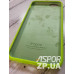 Накладка (з мікрофіброю) Silk Original Full Cover для iPhone 6 Plus/6S Plus- №40 світло- салатовий