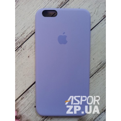 Накладка (з мікрофіброю) Silk Original Full Cover для iPhone 6 Plus/6S Plus- №42 бузковий