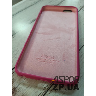 Накладка (з мікрофіброю) Silk Original Full Cover для iPhone 6 Plus/6S Plus- №54 сливовий