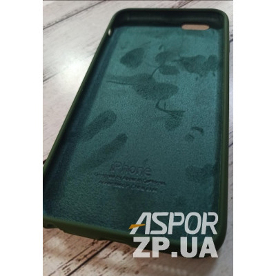 Накладка (з мікрофіброю) Silk Original Full Cover для iPhone 6 Plus/6S Plus- №52 хакі