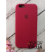 Накладка (з мікрофіброю) Silk Original Full Cover для iPhone 6/6S- світло-бордовий