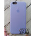 Накладка (з мікрофіброю) Silk Original Full Cover для iPhone 6/6S- бузковий