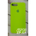 Накладка (з мікрофіброю) Silk Original Full Cover для iPhone 7 Plus/8 Plus- світло- салатовий