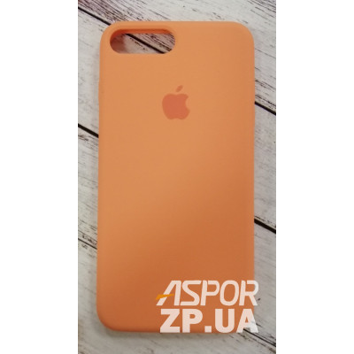 Накладка (з мікрофіброю) Silk Original Full Cover для iPhone 7 Plus/8 Plus- темно- помаранчевий Накладка (з мікрофіброю) Silk Original Full Cover для iPhone 7 Plus/8 Plus- темно- помаранчевий