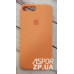 Накладка (з мікрофіброю) Silk Original Full Cover для iPhone 7 Plus/8 Plus- темно- помаранчевий