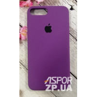 Накладка (з мікрофіброю) Silk Original Full Cover для iPhone 7 Plus/8 Plus- темно-фіолетовий
