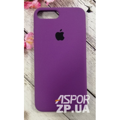 Накладка (з мікрофіброю) Silk Original Full Cover для iPhone 7 Plus/8 Plus- темно-фіолетовий Накладка (з мікрофіброю) Silk Original Full Cover для iPhone 7 Plus/8 Plus- темно-фіолетовий