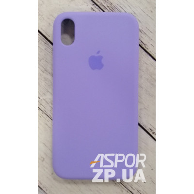 Накладка (з мікрофіброю) Silk Original Full Cover для iPhone XR- бузковий Накладка (з мікрофіброю) Silk Original Full Cover для iPhone XR- бузковий