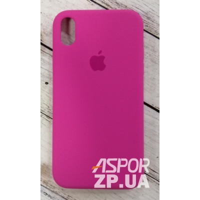 Накладка (з мікрофіброю) Silk Original Full Cover для iPhone XR- сливовий Накладка (з мікрофіброю) Silk Original Full Cover для iPhone XR- сливовий