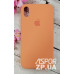 Накладка (з мікрофіброю) Silk Original Full Cover для iPhone XR- темно-помаранчевий