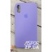 Накладка (з мікрофіброю) Silk Original Full Cover для iPhone X / XS- бузковий