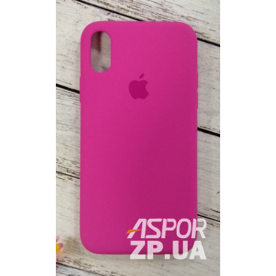 Накладка (з мікрофіброю) Silk Original Full Cover для iPhone X / XS- сливовий Накладка (з мікрофіброю) Silk Original Full Cover для iPhone X / XS- сливовий