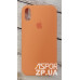 Накладка (з мікрофіброю) Silk Original Full Cover для iPhone X / XS- темно-оранжевий