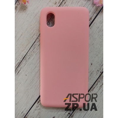 Накладка (з мікрофіброю) Soft Touch для Samsung A01 Core/A013- рожевий Накладка (з мікрофіброю) Soft Touch для Samsung A01 Core/A013- рожевий