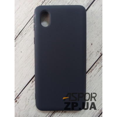 Накладка (з мікрофіброю) Soft Touch для Samsung A01 Core/A013- синій Накладка (з мікрофіброю) Soft Touch для Samsung A01 Core/A013- синій