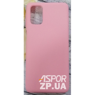 Накладка (з мікрофіброю) Soft Touch для Samsung M31S- рожевий Накладка (з мікрофіброю) Soft Touch для Samsung M31S- рожевий