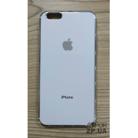 Накладка кольорова з окантовкою для iPhone 6 Plus- білий