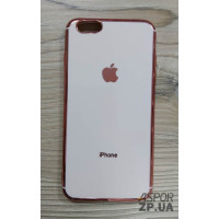 Накладка кольорова з окантовкою для iPhone 6 Plus- рожеве золото Накладка кольорова з окантовкою для iPhone 6 Plus- рожеве золото