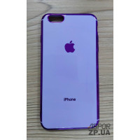 Накладка кольорова з окантовкою для iPhone 6 Plus- фіолетовий