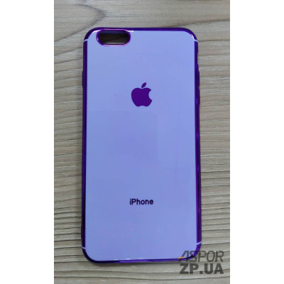 Накладка кольорова з окантовкою для iPhone 6 Plus- фіолетовий