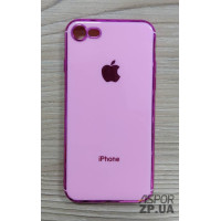 Накладка кольорова з окантовкою для iPhone 7/8- рожевий Накладка кольорова з окантовкою для iPhone 7/8- рожевий