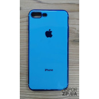 Накладка кольорова з окантовкою для iPhone 7 Plus/8 Plus- синій Накладка кольорова з окантовкою для iPhone 7 Plus/8 Plus- синій