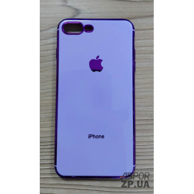 Накладка кольорова з окантовкою для iPhone 7 Plus/8 Plus- фіолетовий
