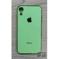 Накладка кольорова з окантовкою для iPhone XR- зелений Накладка кольорова з окантовкою для iPhone XR- зелений