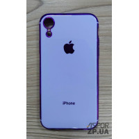 Накладка кольорова з окантовкою для iPhone XR- фіолетовий Накладка кольорова з окантовкою для iPhone XR- фіолетовий