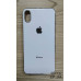 Накладка кольорова з окантовкою для iPhone XS Max- білий