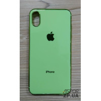 Накладка кольорова з окантовкою для iPhone XS Max- зелений Накладка кольорова з окантовкою для iPhone XS Max- зелений