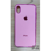 Накладка кольорова з окантовкою для iPhone XS Max- рожевий Накладка кольорова з окантовкою для iPhone XS Max- рожевий