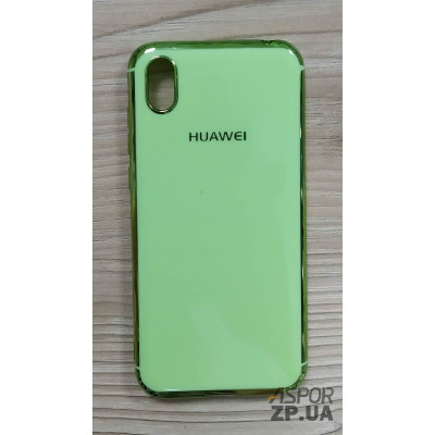 Накладка кольорова з окантовкою для Huawei Y5 2019/Honor 8s- зелений