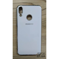 Накладка кольорова з окантовкою для Huawei Y7 2019- білий Накладка кольорова з окантовкою для Huawei Y7 2019- білий