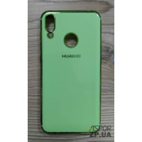 Накладка кольорова з окантовкою для Huawei Y7 2019- зелений