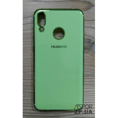 Накладка кольорова з окантовкою для Huawei Y7 2019- зелений