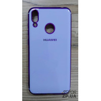 Накладка кольорова з окантовкою для Huawei Y7 2019- фіолетовий