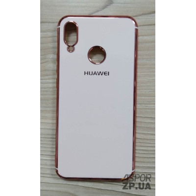 Накладка кольорова з окантовкою для Huawei Honor 8c- рожеве золото Накладка кольорова з окантовкою для Huawei Honor 8c- рожеве золото