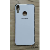 Накладка кольорова з окантовкою для Huawei P Smart Plus 2019- білий Накладка кольорова з окантовкою для Huawei P Smart Plus 2019- білий